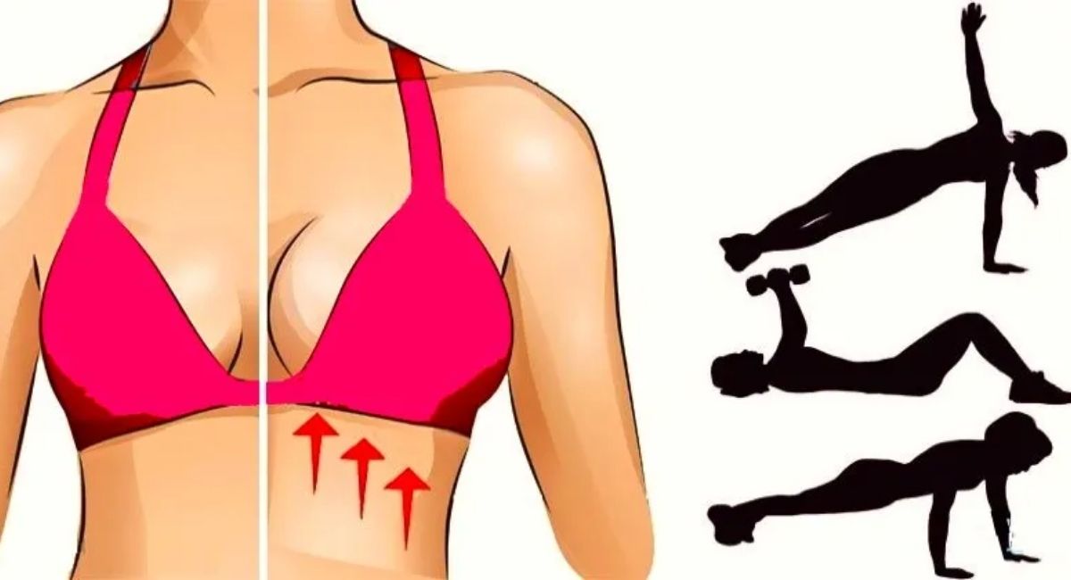 7 ejercicios para reafirmar los pechos