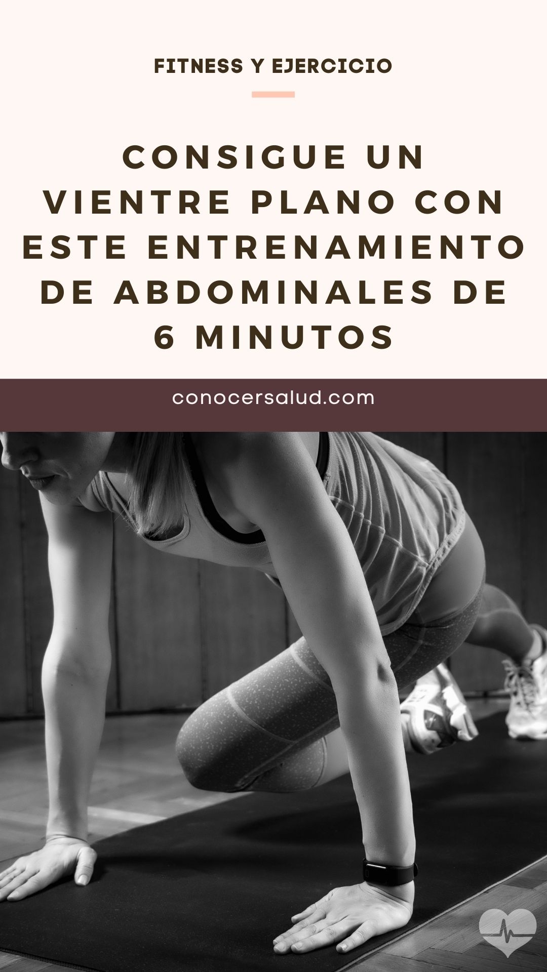 Consigue un vientre plano con este entrenamiento de abdominales de 6 minutos