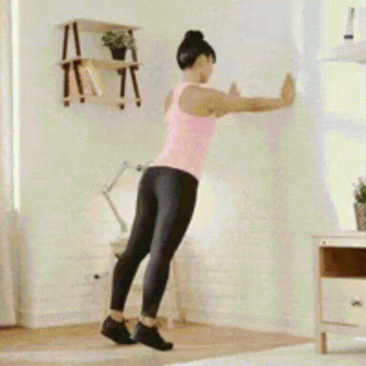 Wall push-up 6 exercises that can increase the size of your breasts and make them look fuller