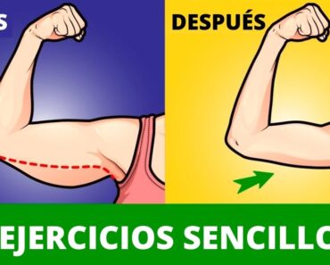 Reduce la grasa de tus brazos con estos 4 sencillos ejercicios