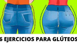 6 Ejercicios para levantar los glúteos de forma natural