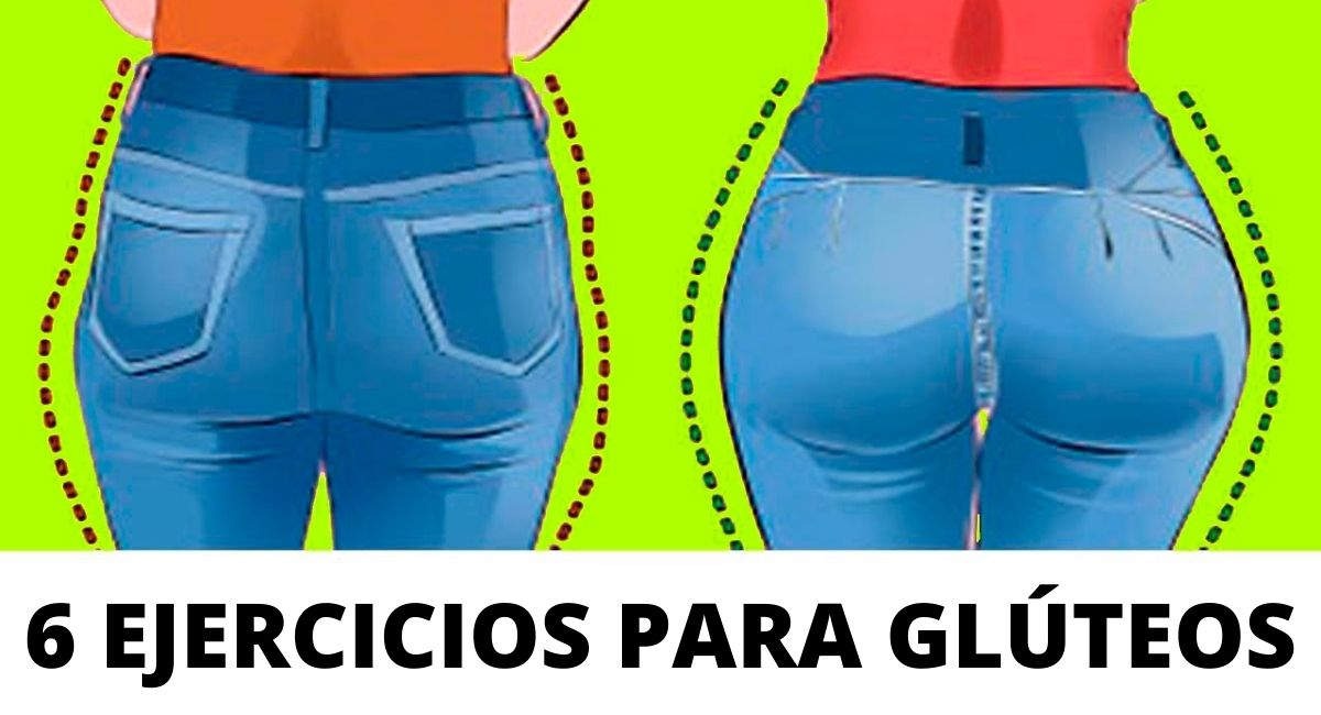 6 Ejercicios para levantar los glúteos de forma natural