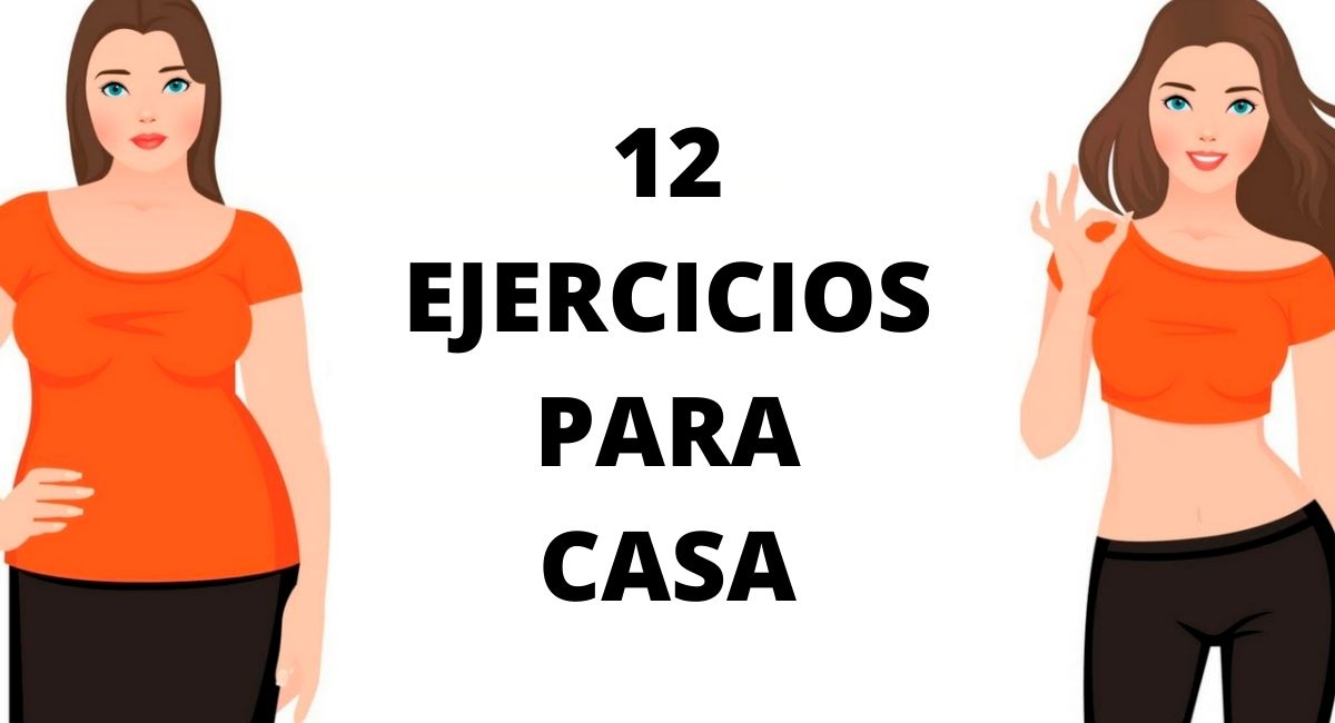 12 ejercicios para perder grasa del vientre rápidamente en casa