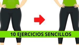 10 ejercicios (sencillos) para reducir las caderas y los muslos rápidamente