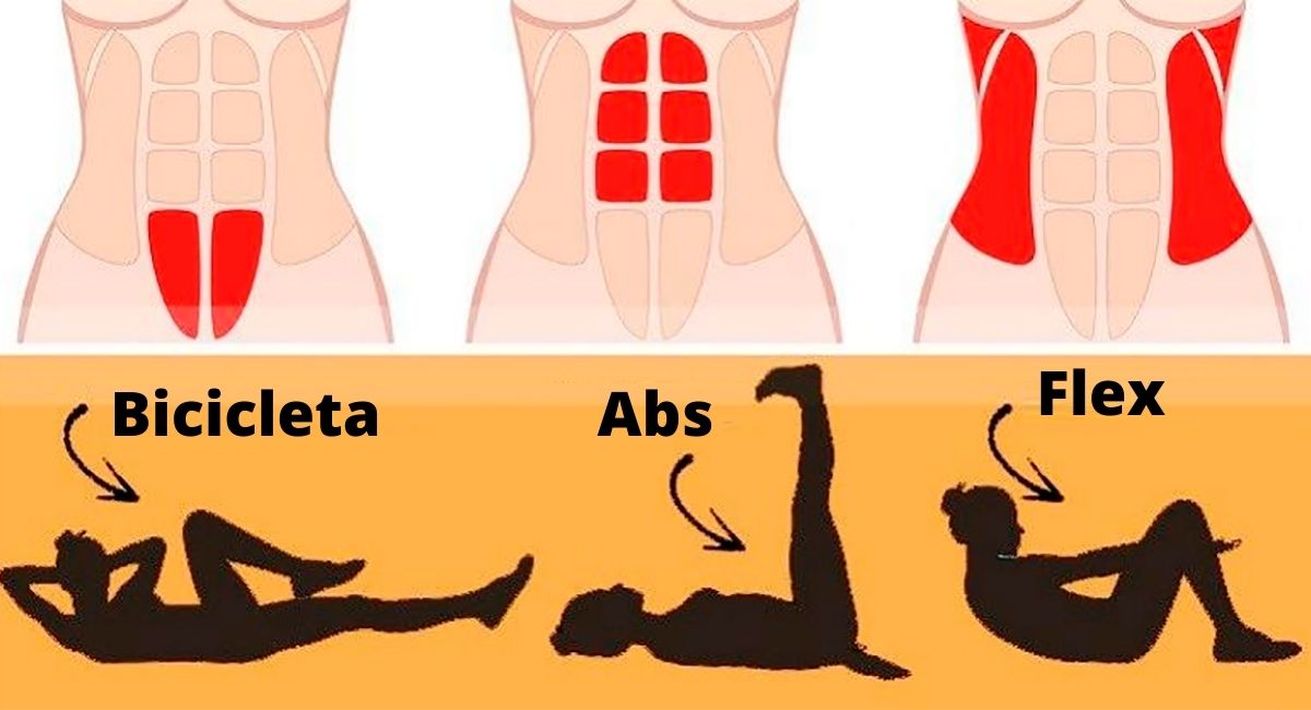 5 movimientos para conseguir unos abdominales planos y tonificados en casa