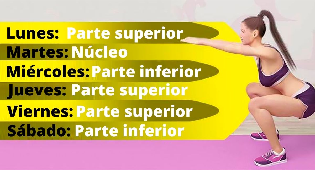 Plan de ejercicios diarios de 20 minutos para mujeres ocupadas