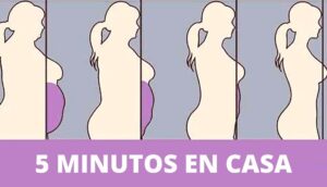 5 minutos de ejercicios para reducir la barriga y las caderas en casa