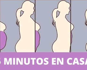 5 minutos de ejercicios para reducir la barriga y las caderas en casa