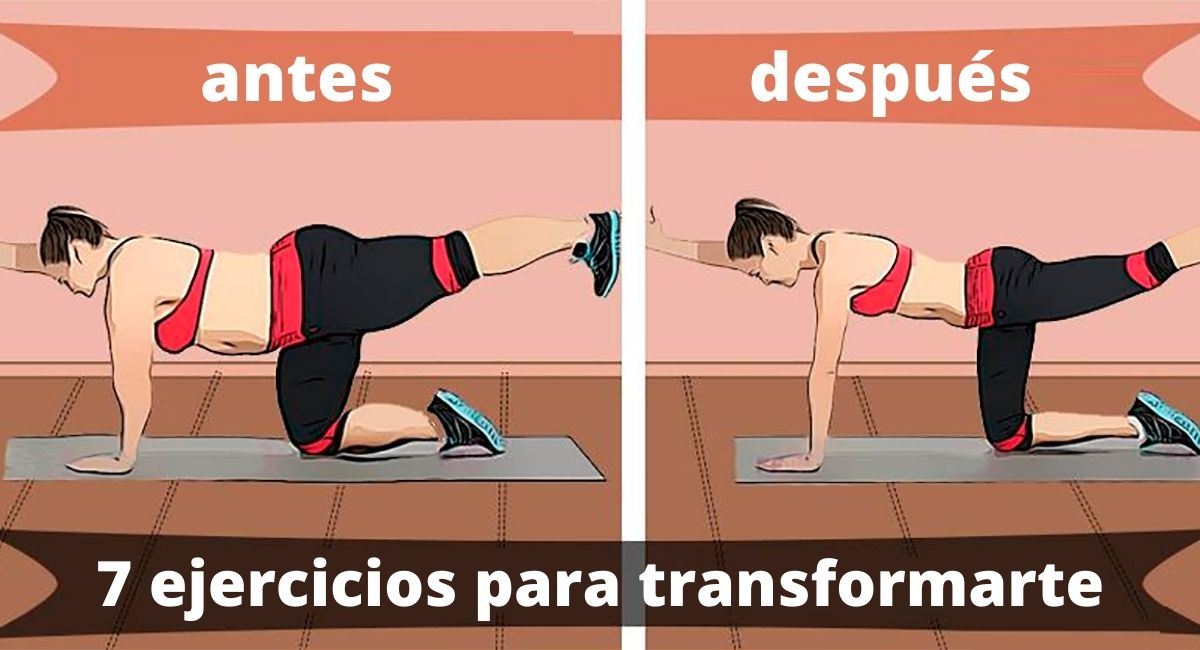 Estos 7 ejercicios pueden transformar todo tu cuerpo en 4 semanas