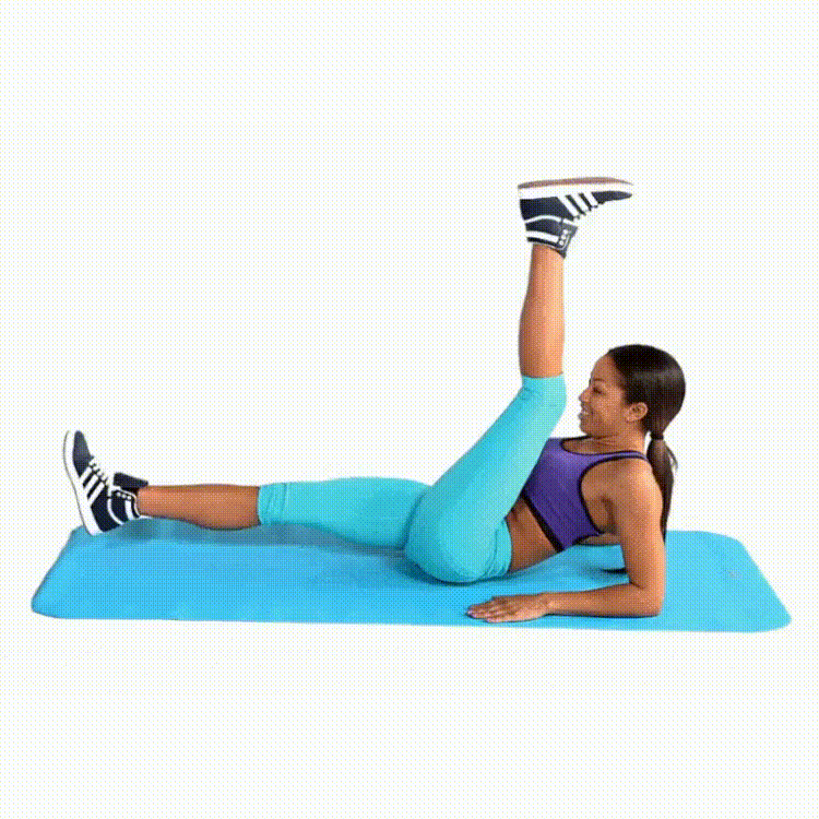 5 minutos de ejercicios para reducir la barriga y las caderas en casa
