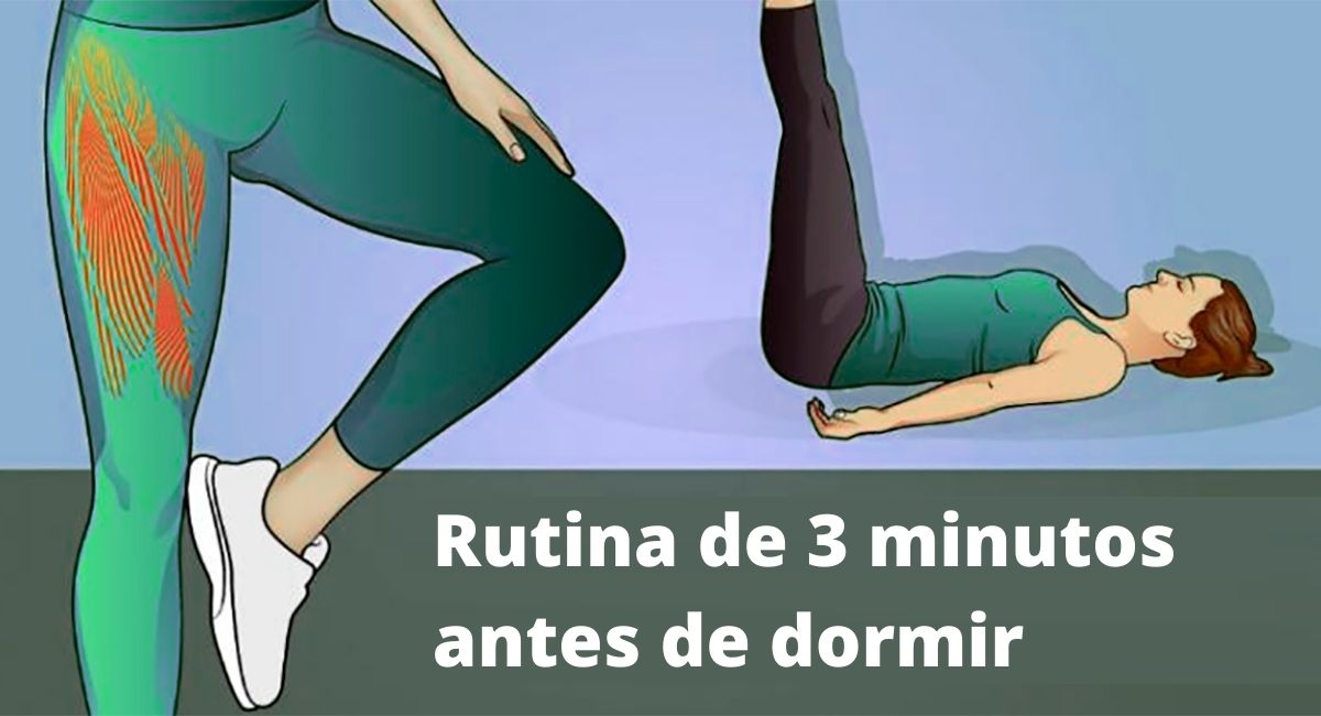 Esta rutina de 3 minutos antes de dormir puede ayudarte a adelgazar las piernas