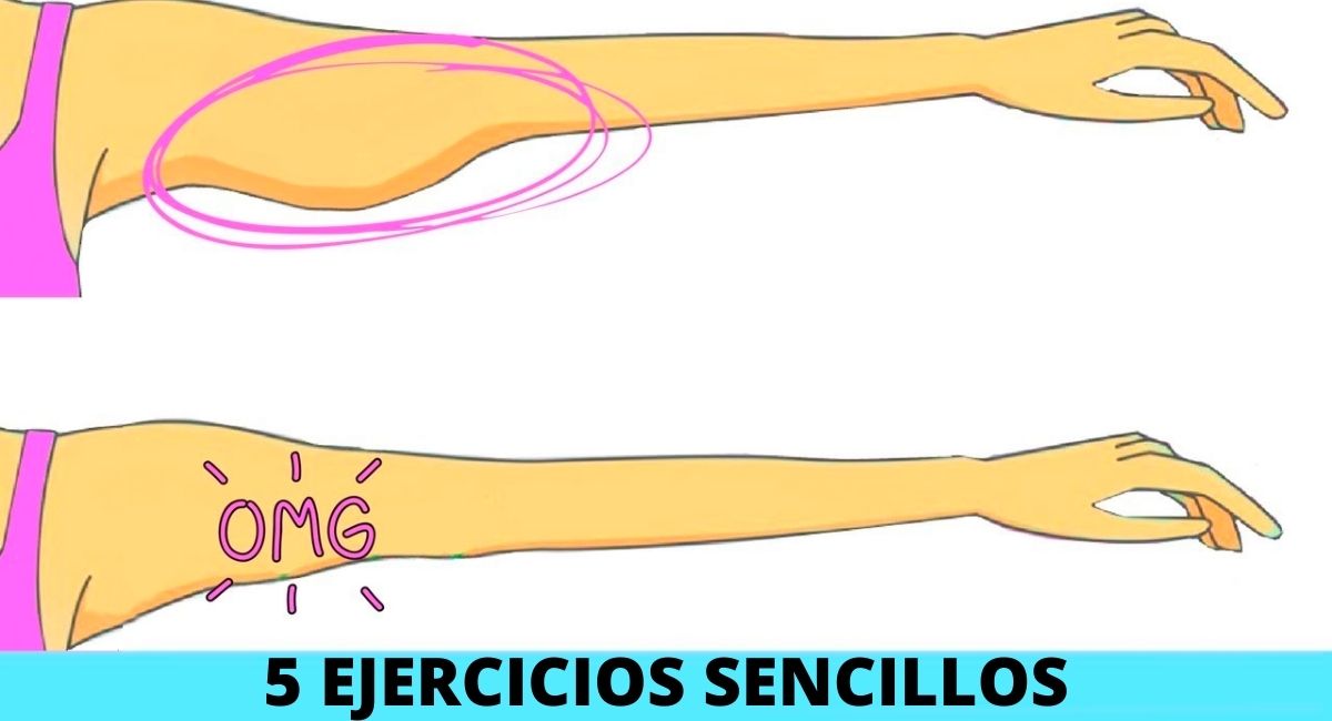 Tonifica los brazos con estos 5 sencillos ejercicios