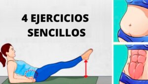 4 ejercicios sencillos, pero muy eficaces, para conseguir unos abdominales impresionantes en 8 minutos