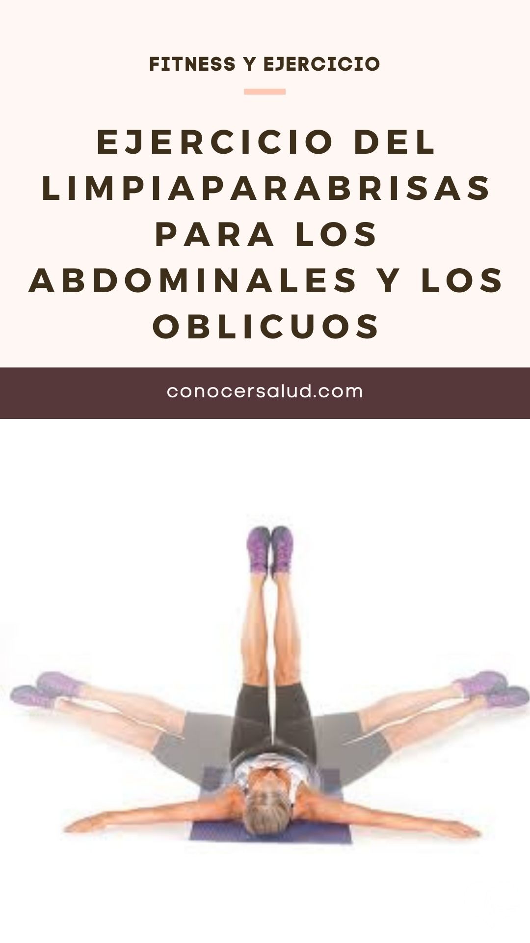 Ejercicio del limpiaparabrisas para los abdominales y los oblicuos