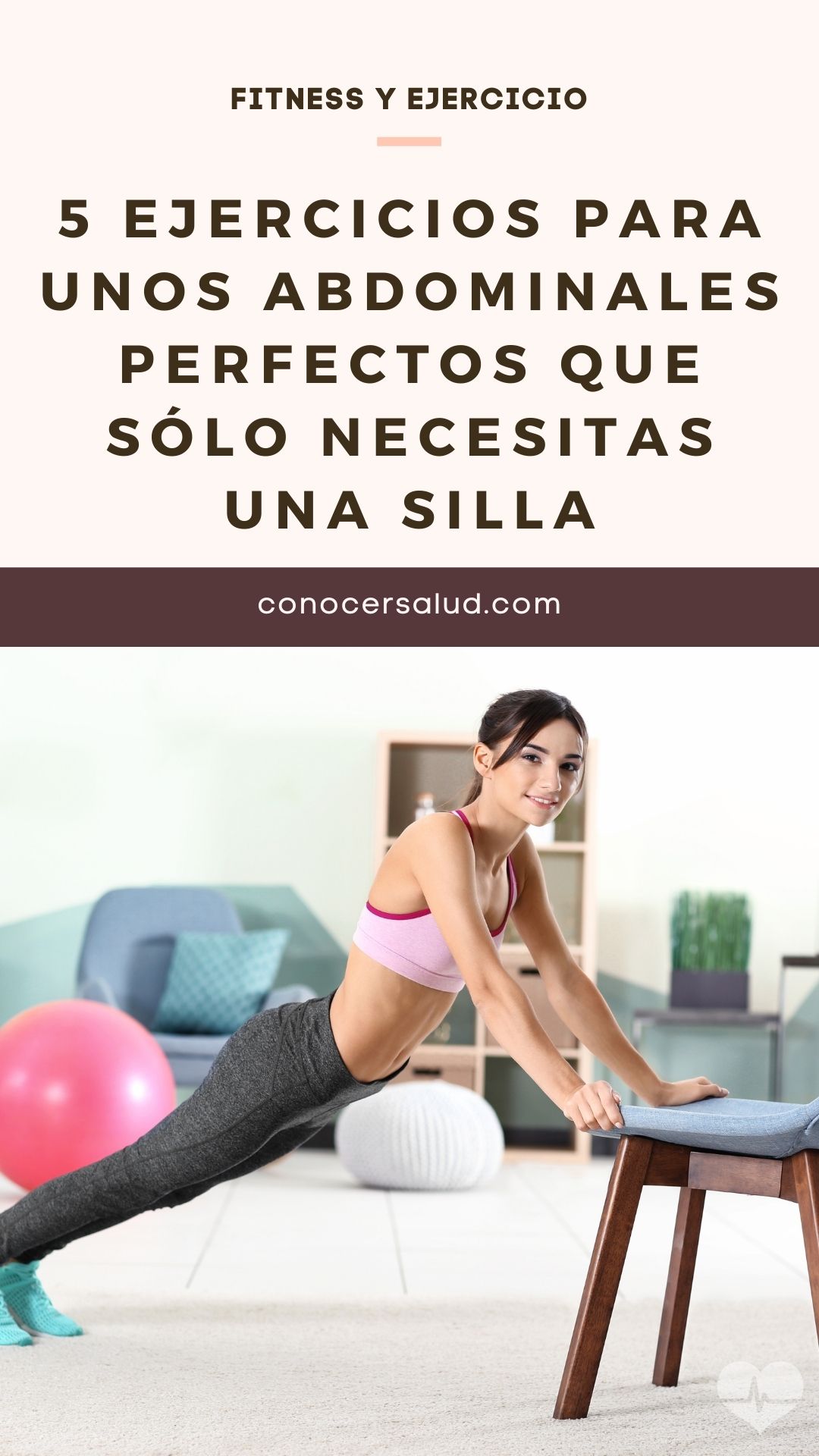 5 ejercicios para unos abdominales perfectos que sólo necesitas una silla