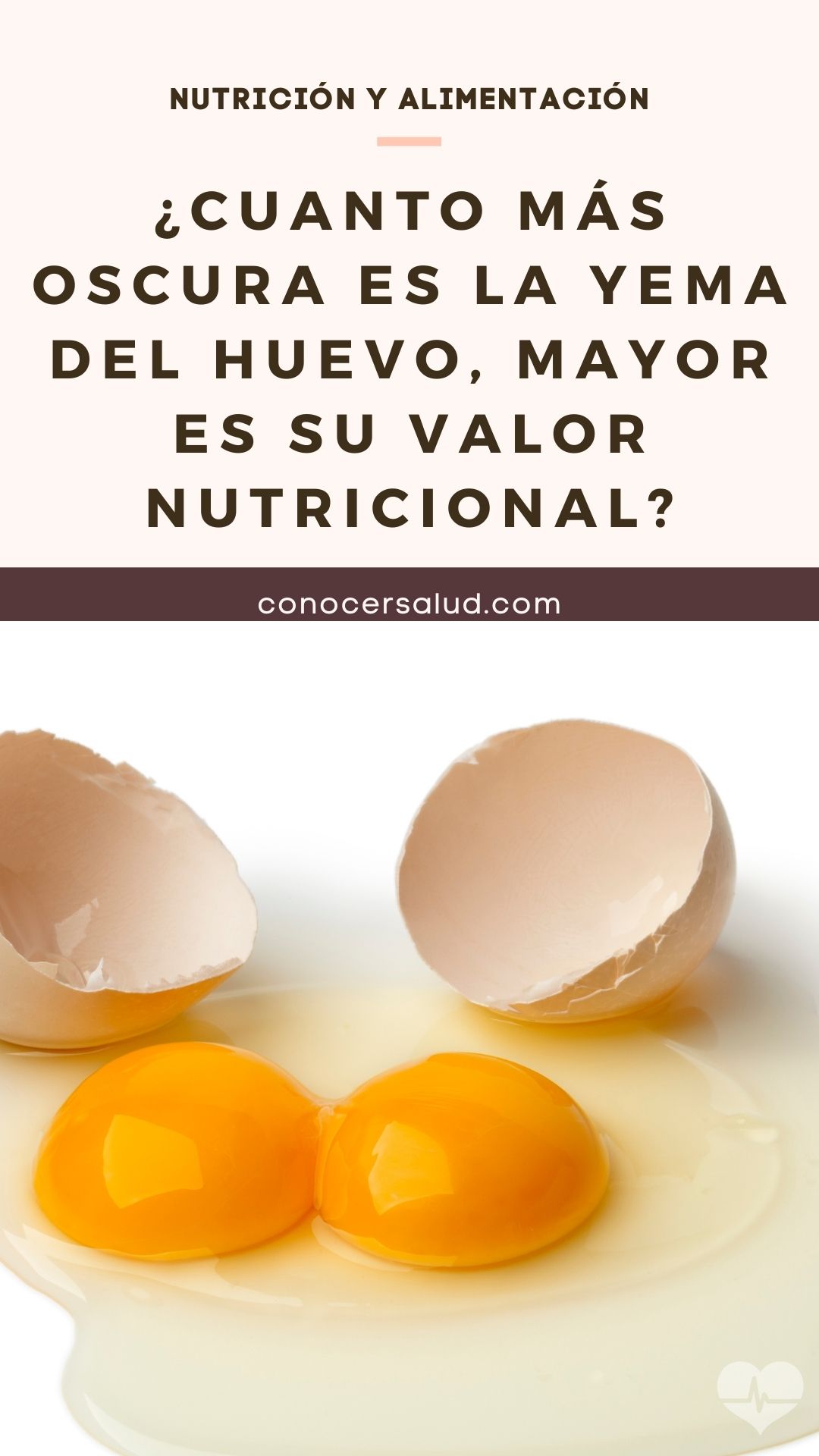 ¿Cuanto más oscura es la yema del huevo, mayor es su valor nutricional?