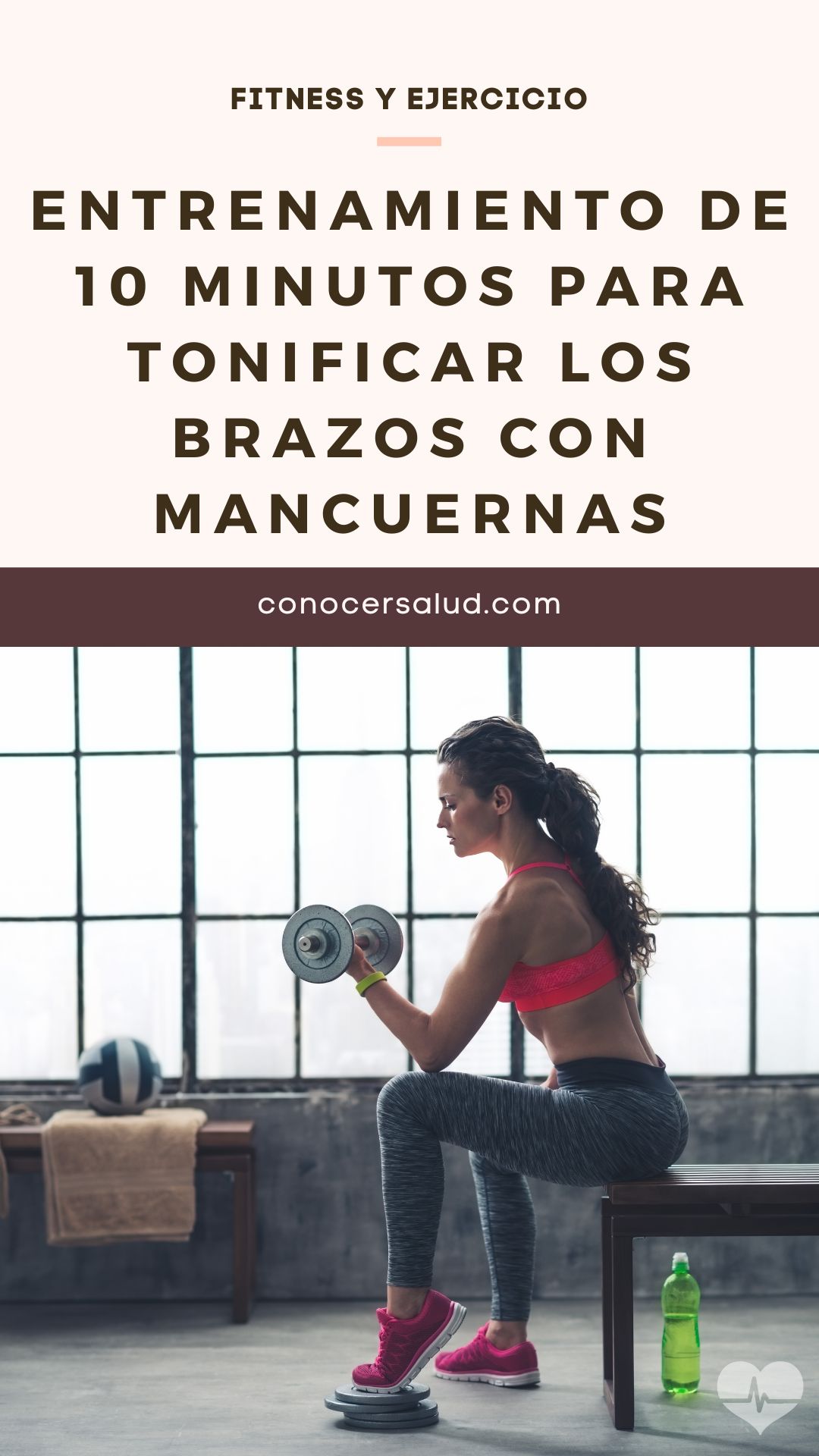 Entrenamiento de 10 minutos para tonificar los brazos con mancuernas