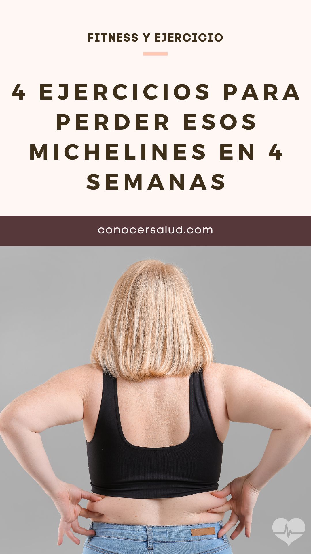 4 ejercicios para perder esos michelines en 4 semanas