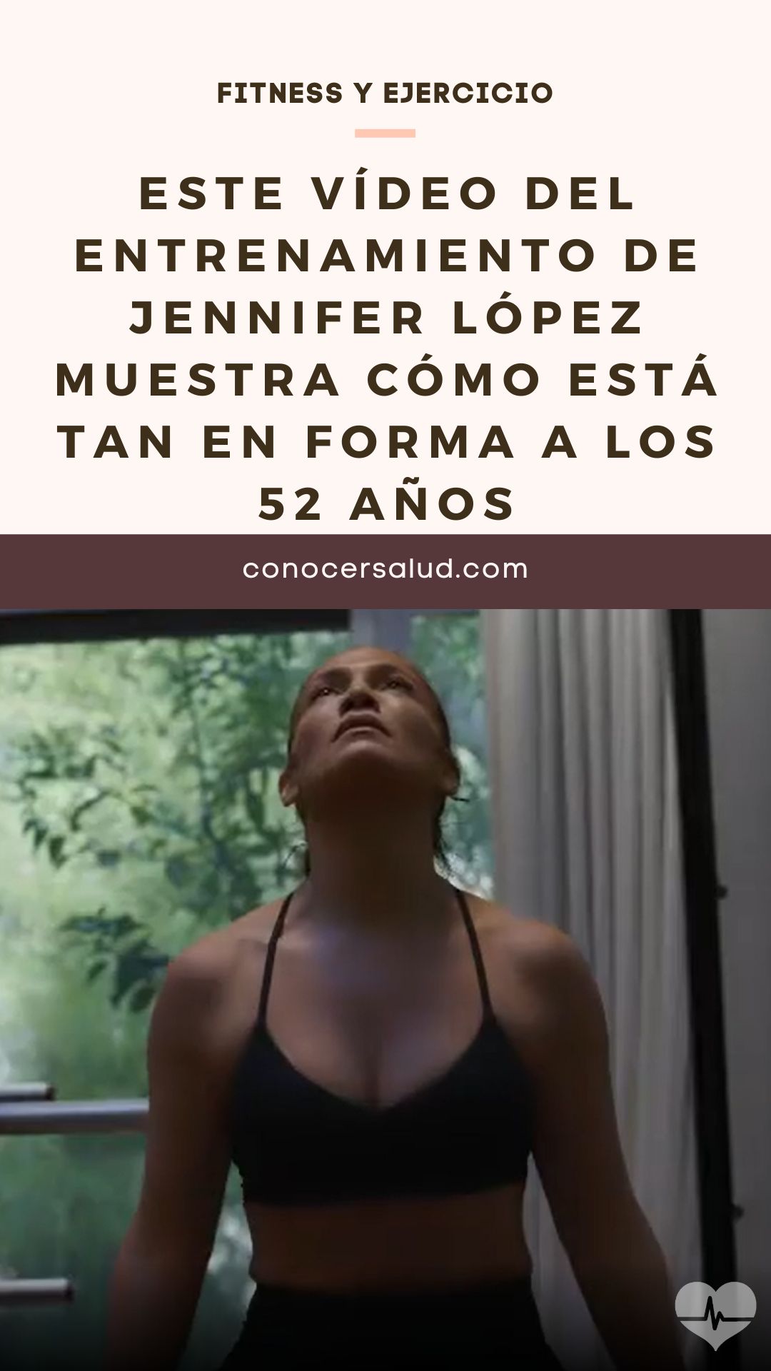 Este vídeo del entrenamiento de Jennifer López muestra cómo está tan en forma a los 52 años