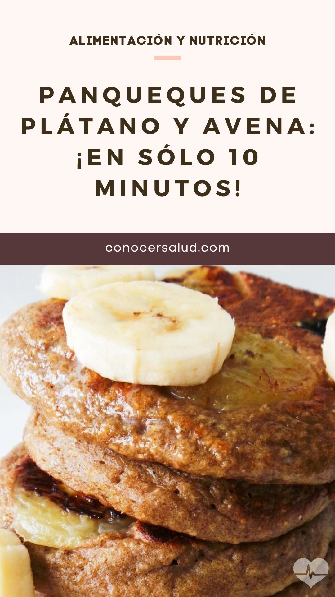 Panqueques de plátano y avena: ¡En sólo 10 minutos!