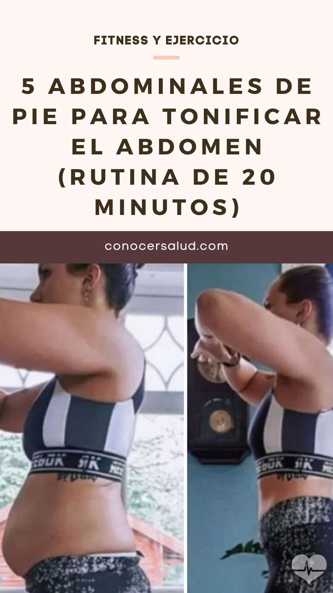 5 abdominales de pie para tonificar el abdomen (rutina de 20 minutos)