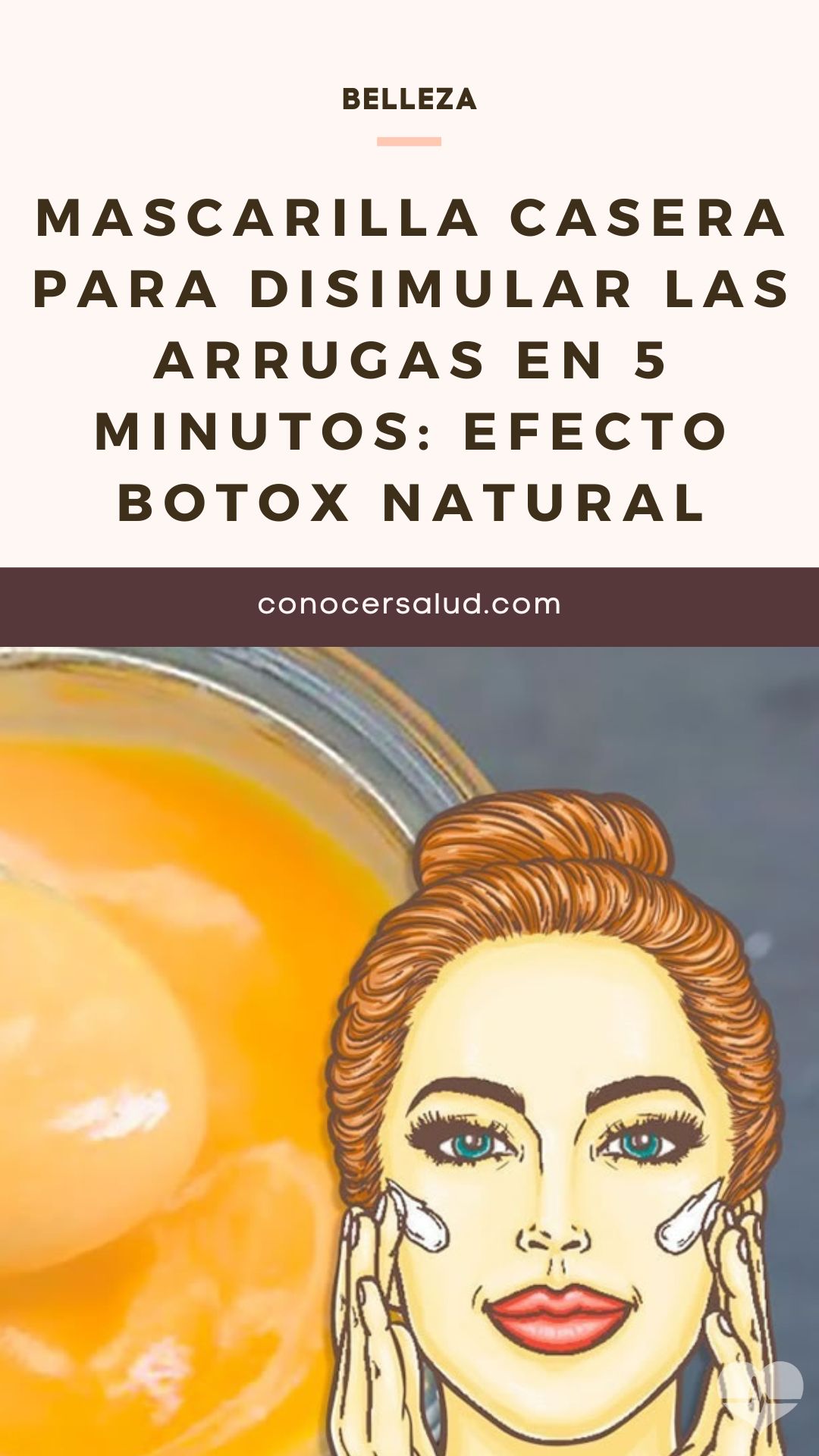 Mascarilla casera para disimular las arrugas en 5 minutos: efecto botox natural