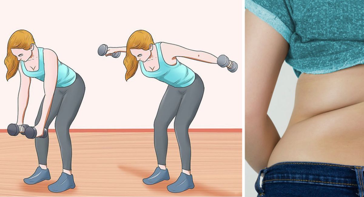 Cómo eliminar la grasa de la espalda: 6 efectivos ejercicios para la grasa de la espalda, causas + consejos