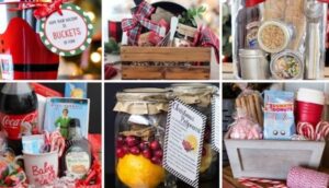 10 formas de utilizar las cestas para crear adornos navideños