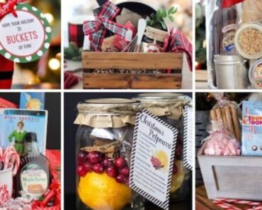 10 formas de utilizar las cestas para crear adornos navideños