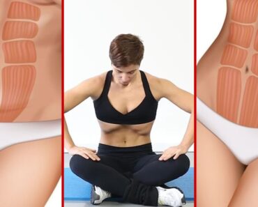 5 ejercicios para aplanar el abdomen mientras se está sentado (10 minutos al día)