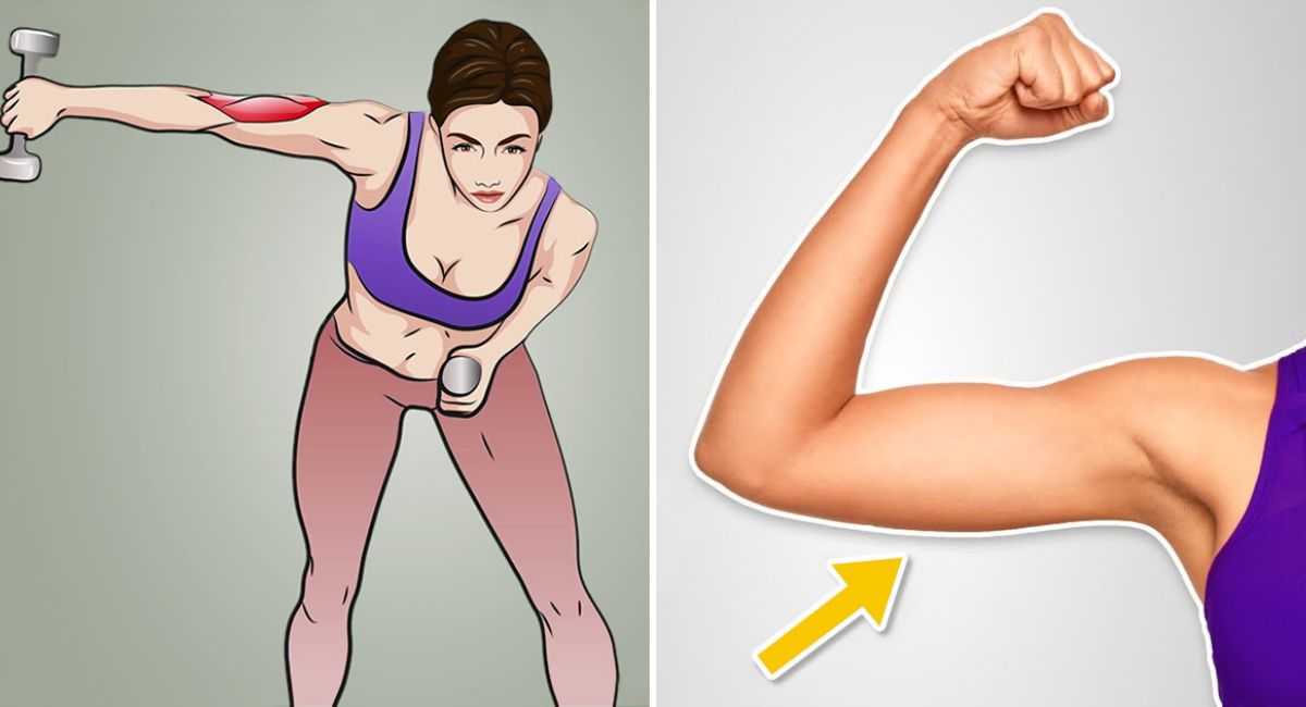 Brazos gruesos y 'flácidos': 3 ejercicios para tonificar brazos en pocos días