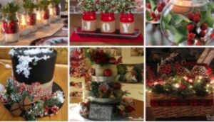 7 ideas de centros de mesa navideños para hacer en casa