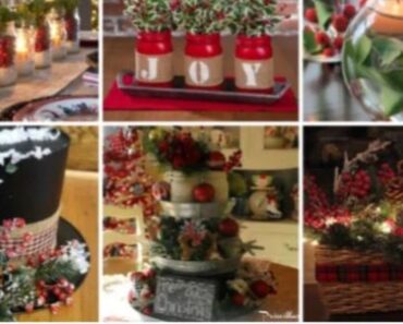 7 ideas de centros de mesa navideños para hacer en casa