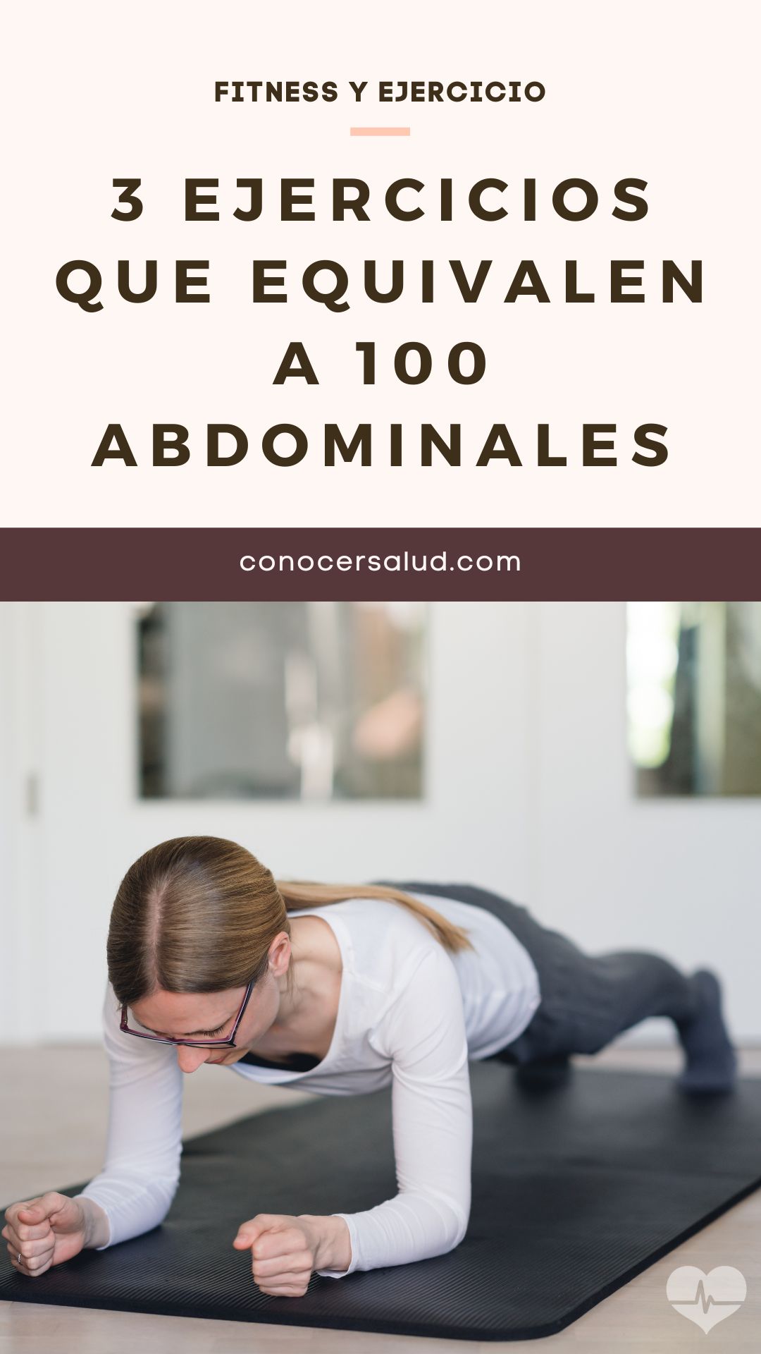3 ejercicios que equivalen a 100 abdominales