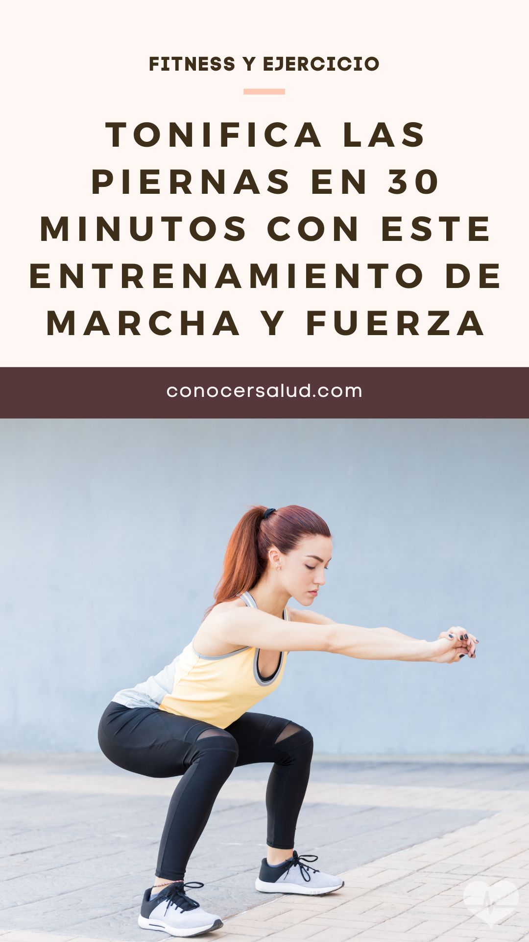 Tonifica las piernas en 30 minutos con este entrenamiento de marcha y fuerza