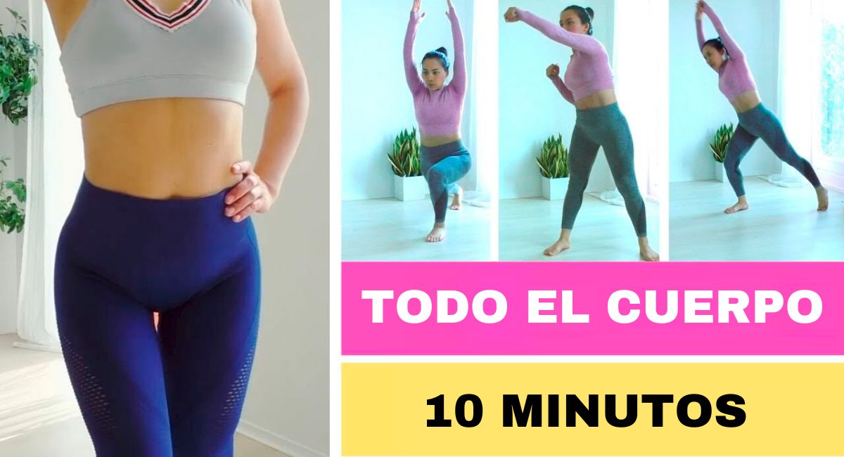 Tu rutina de 10 minutos y sin equipamiento para todo el cuerpo