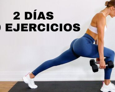 2 días, 10 ejercicios, una rutina total para todo el cuerpo