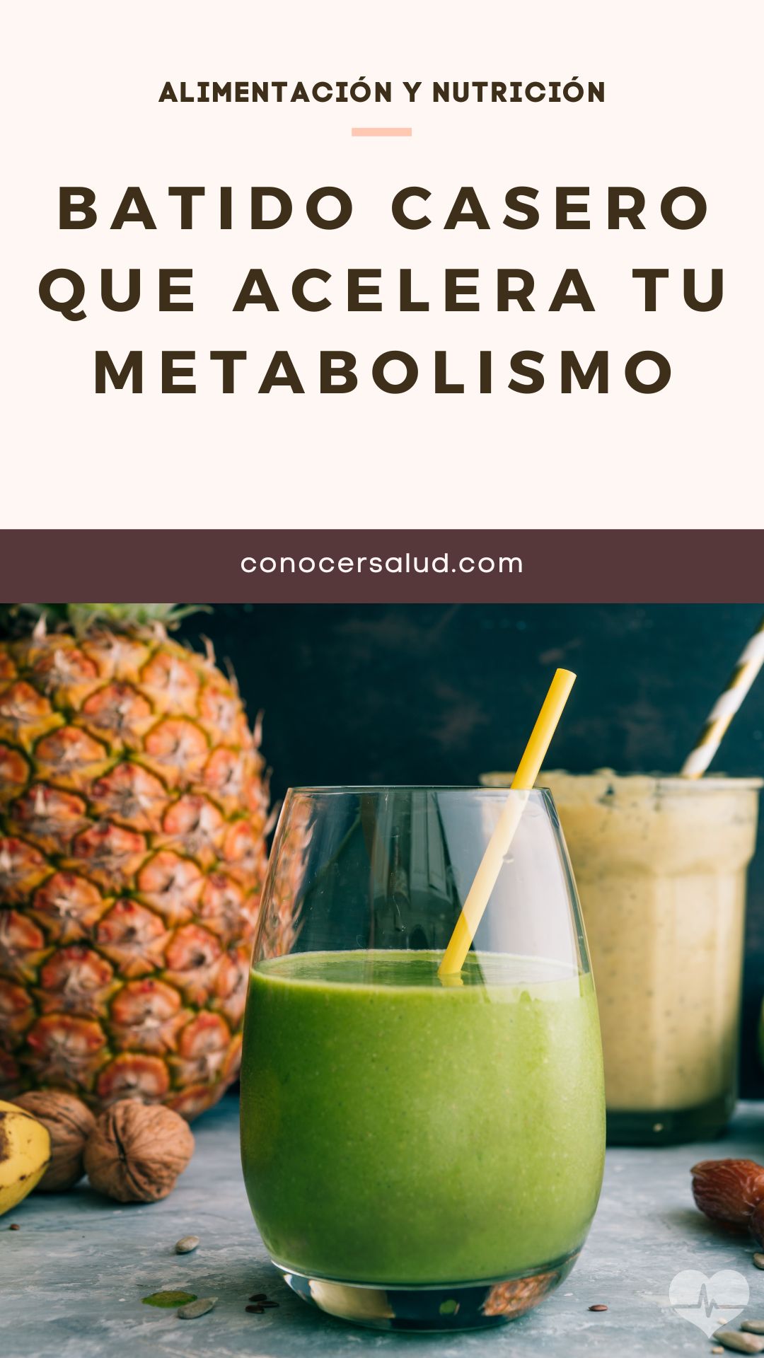 Batido casero que acelera tu metabolismo