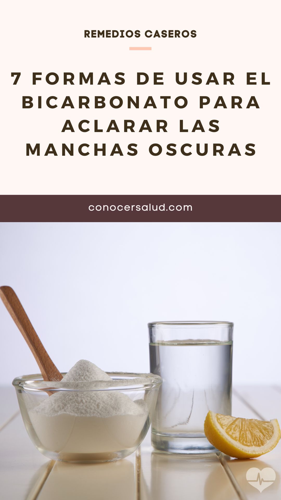 7 formas de usar el bicarbonato para aclarar las manchas oscuras