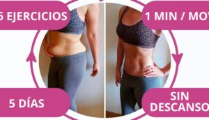 Pierde grasa del vientre con este entrenamiento de abdominales de 6 minutos