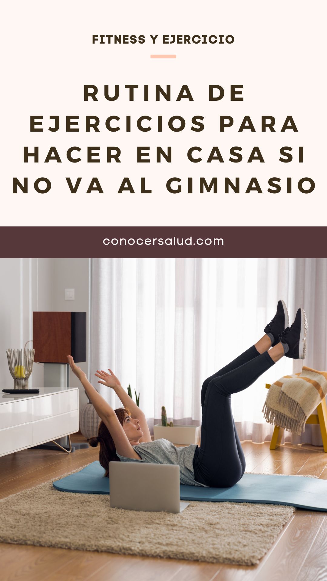 Rutina de ejercicios para hacer en casa si no va al gimnasio