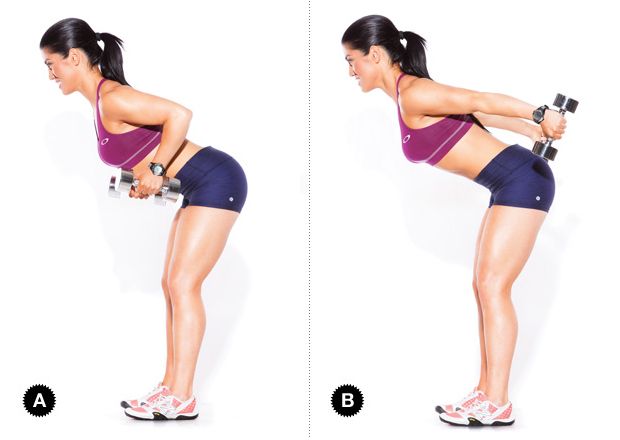 Exercises for lean arms with light dumbbells